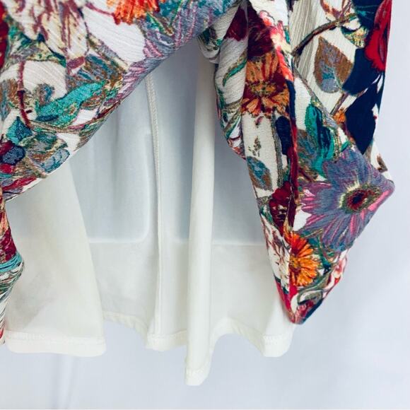 Entro Floral Mini Dress/Tunic Size Small - Picture 10 of 12